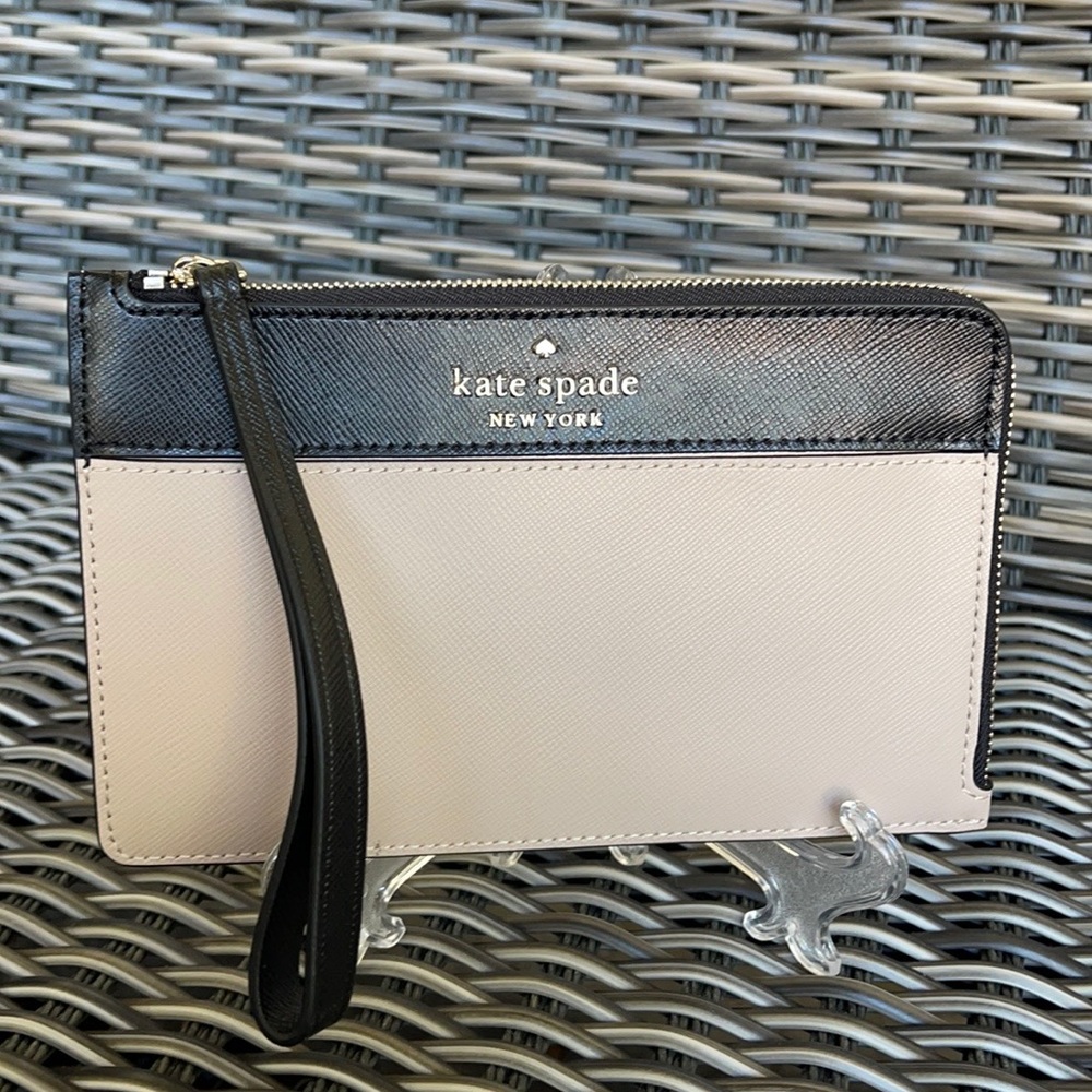 Kate Spade staci medium l-zip wristlet - Picture 14 of 15